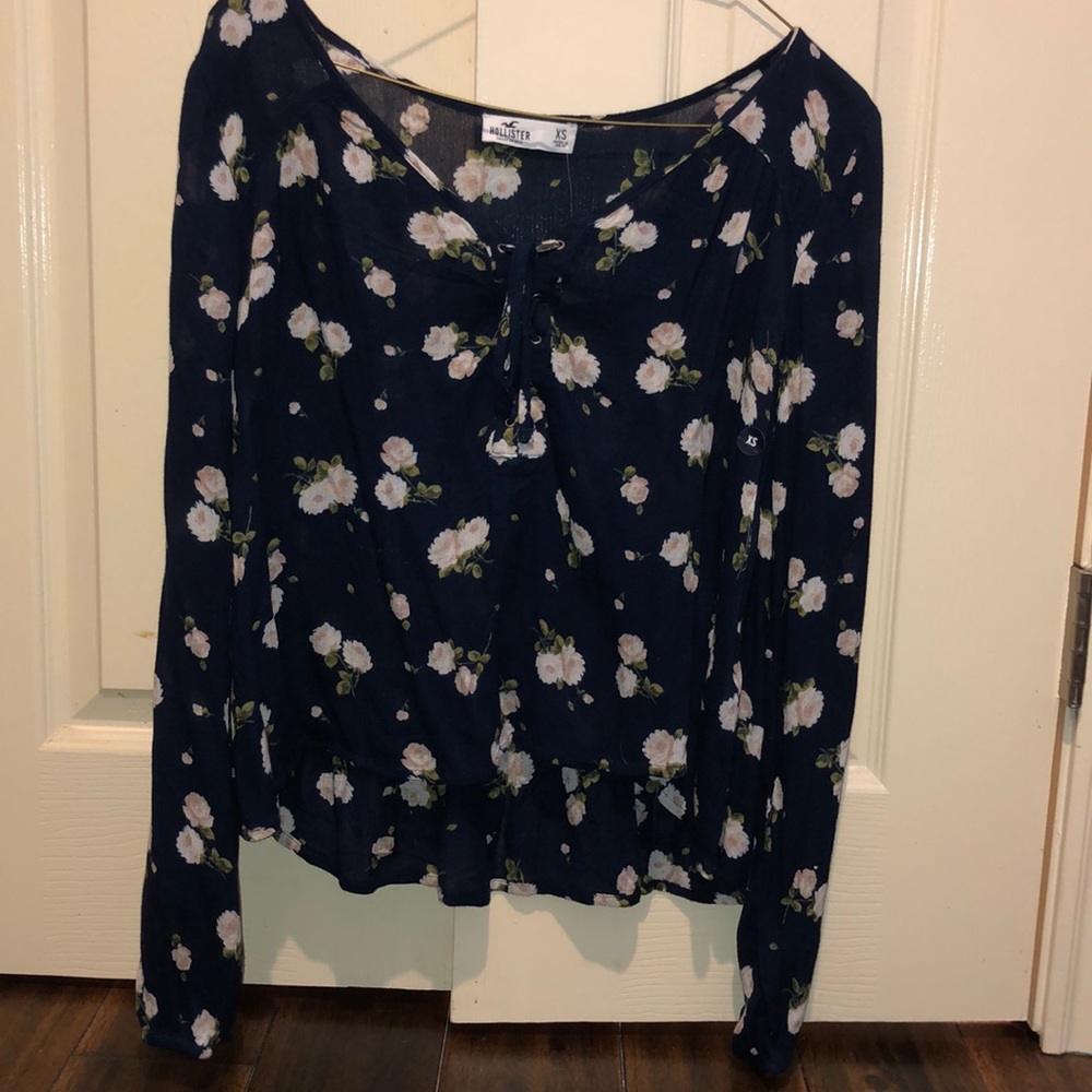 Hollister Floral Blouse